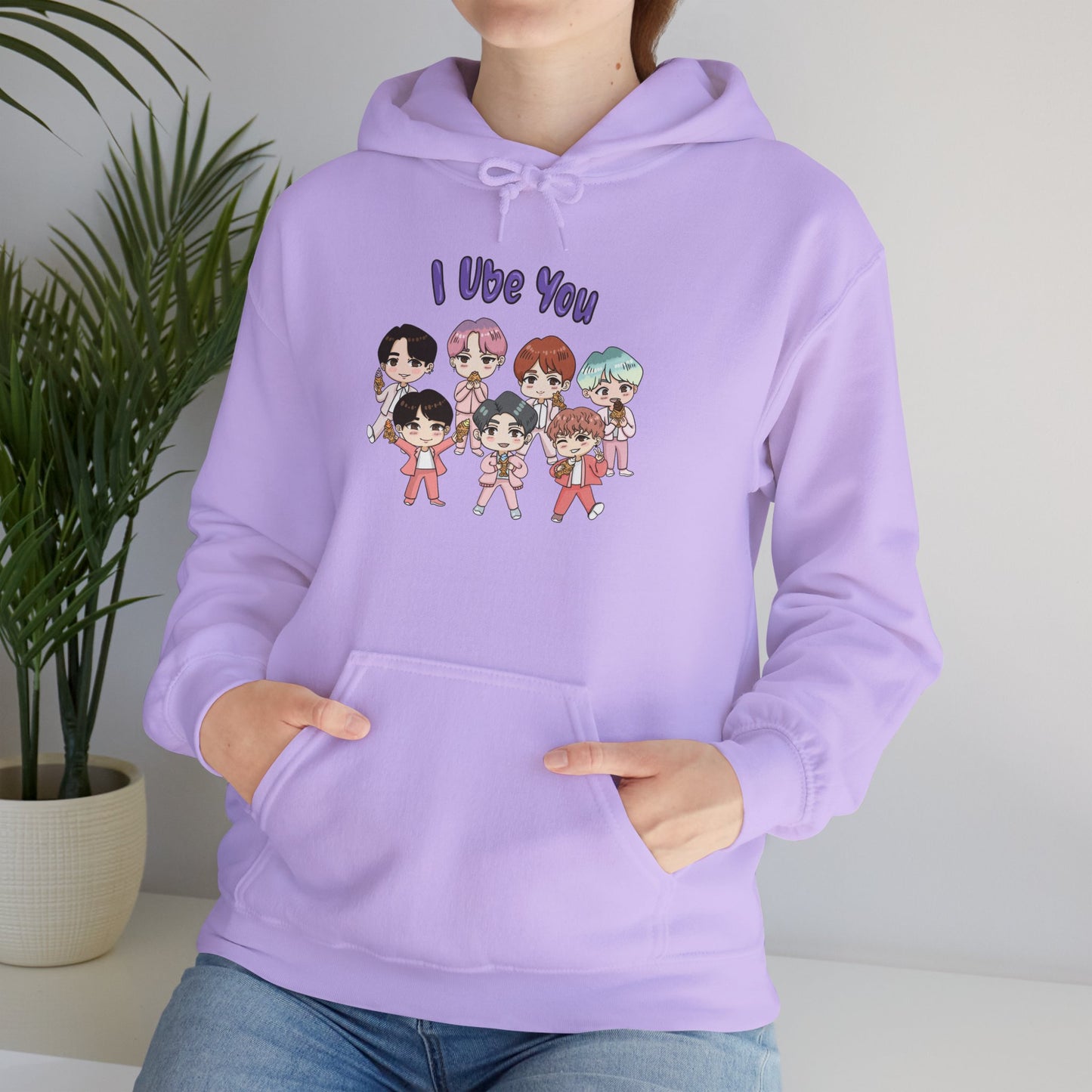 BTS Chibi Hoodie with Taiyaki Design