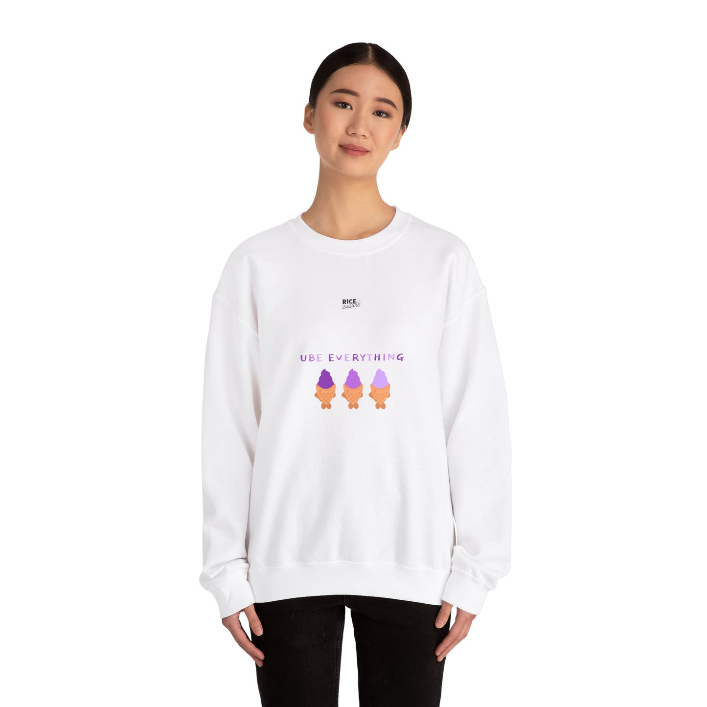 Sweatshirt - Ube Everything with Taiyaki - Unisex